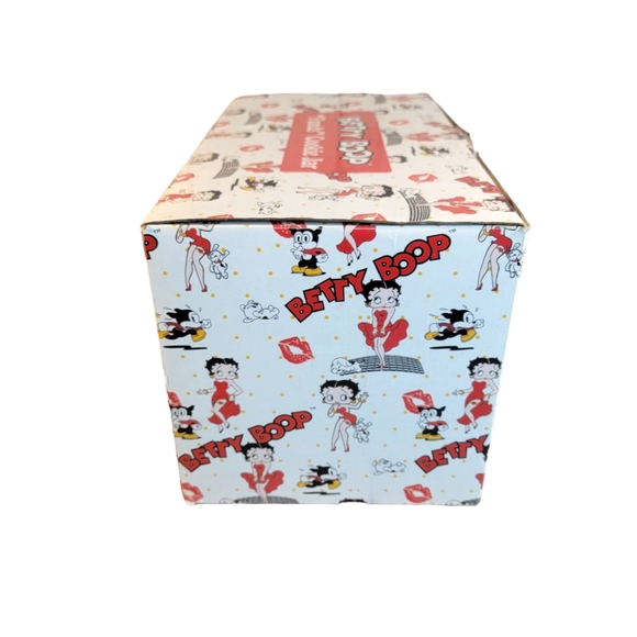 BETTY BOOP CAB CO LIMITED VANDOR 2007 CERAMIC COOKIE JAR 9" X 13" X 8'' RARE NIB - Picture 10 of 16